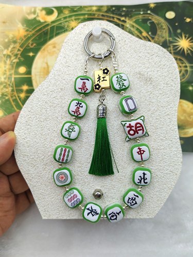 麻将系列手机链挂件钥匙扣包包挂饰十三幺新年手机链