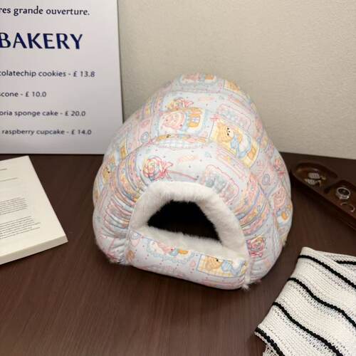 荷兰猪无底棉窝过冬加绒保暖窝土拨鼠貂可爱兔子防风防尿四季棉窝