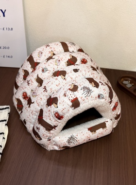 【外部防水】荷兰猪兔子无底棉窝过冬加绒保暖窝防风防尿四季棉窝