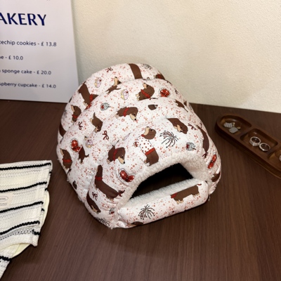 【外部防水】荷兰猪兔子无底棉窝过冬加绒保暖窝防风防尿四季棉窝