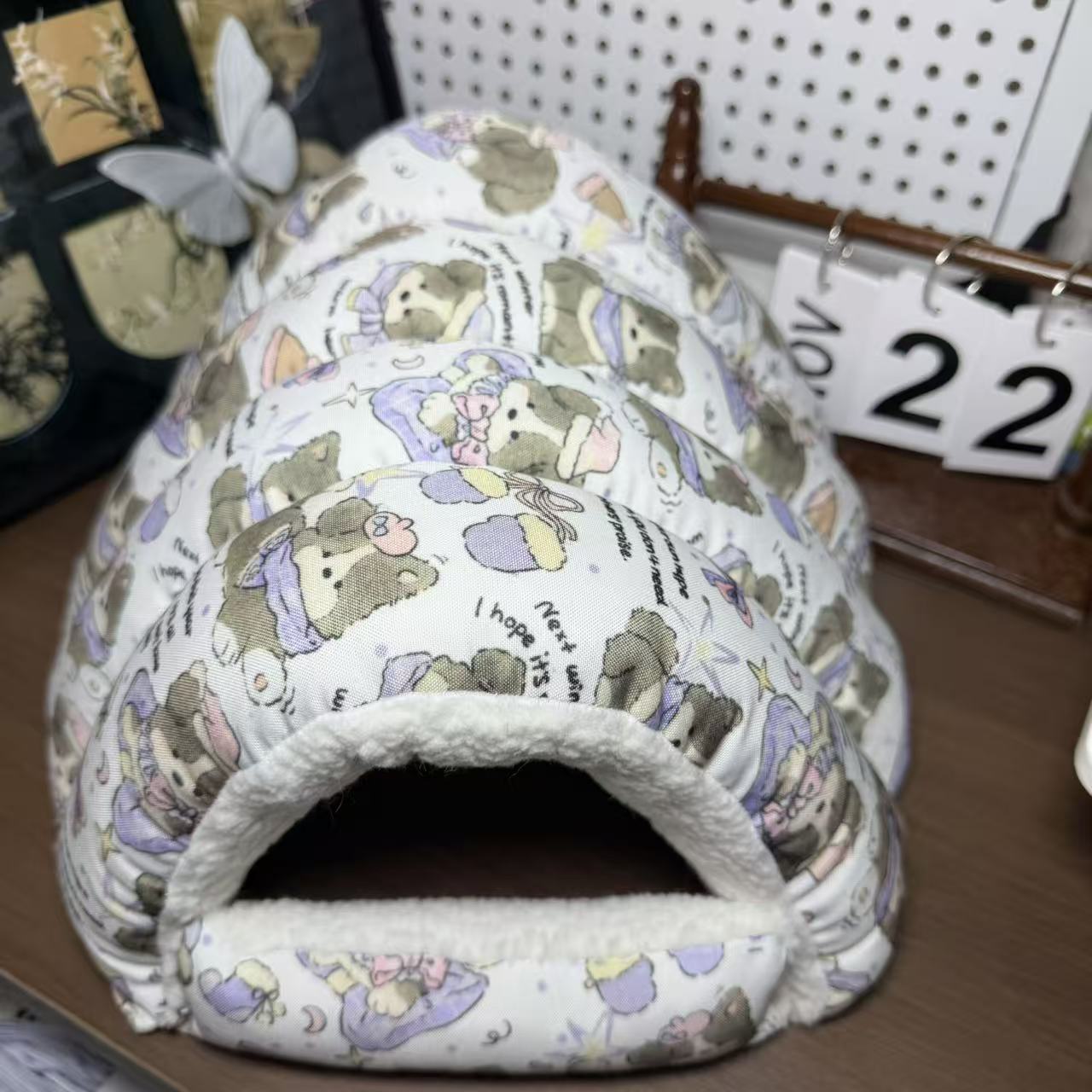 荷兰猪无底棉窝过冬加绒保暖窝土拨鼠貂可爱兔子防风防尿四季棉窝