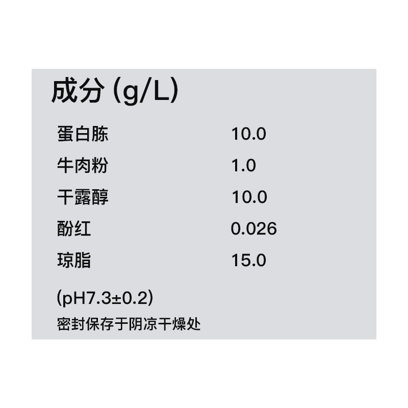 促CM133甘露醇卵黄多粘菌素琼脂基础（MYP培养基 250克北京陆新