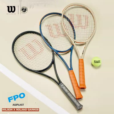 Wilson威尔胜官方24年新款法网联名全碳素男女专业网球拍小黑拍
