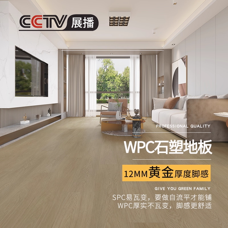 龙叶WPC石塑地板/0甲醛/出口27年