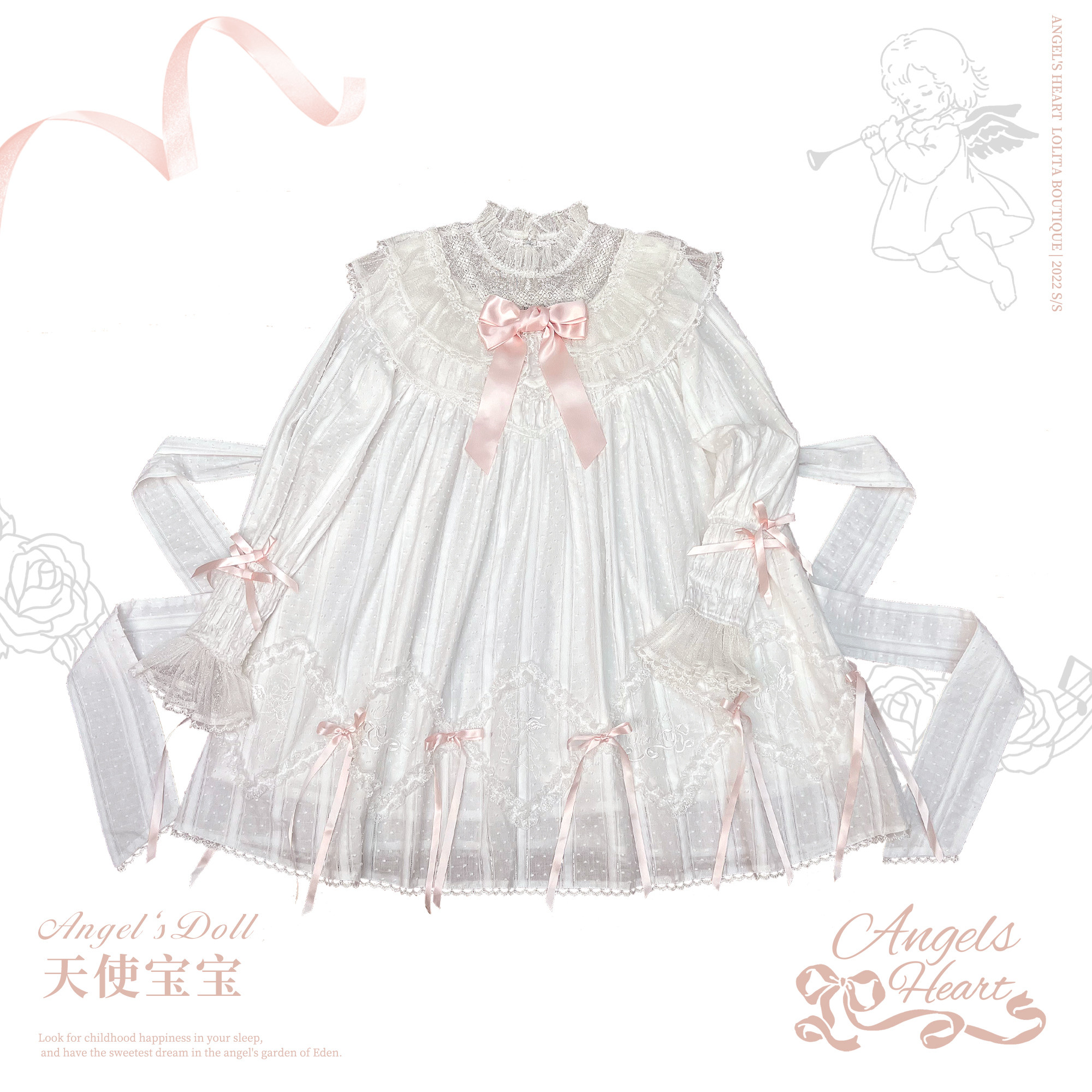 【诺亚展天使宝宝邮费链接】vintage刺绣天使DOLL天使宝宝,模玩/动漫/周边/娃圈三坑/桌游,lolita洛丽塔连衣裙,淘宝优惠券,粉丝福利购,淘宝优惠卷