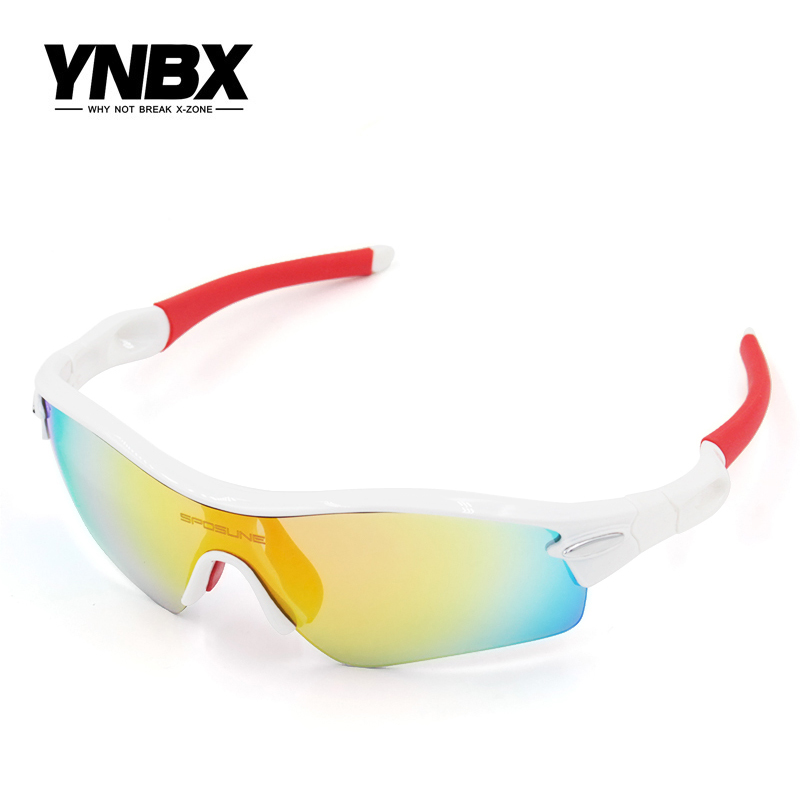 Ynbx cycling glasses polarizing windproof sand mens and womens bicycles running outdoor sports anti ultraviolet Sunglasses
