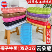 孺子牛钩织轻便白云秋冬手工加厚编织拖鞋 底 宽松防滑柔软云朵鞋