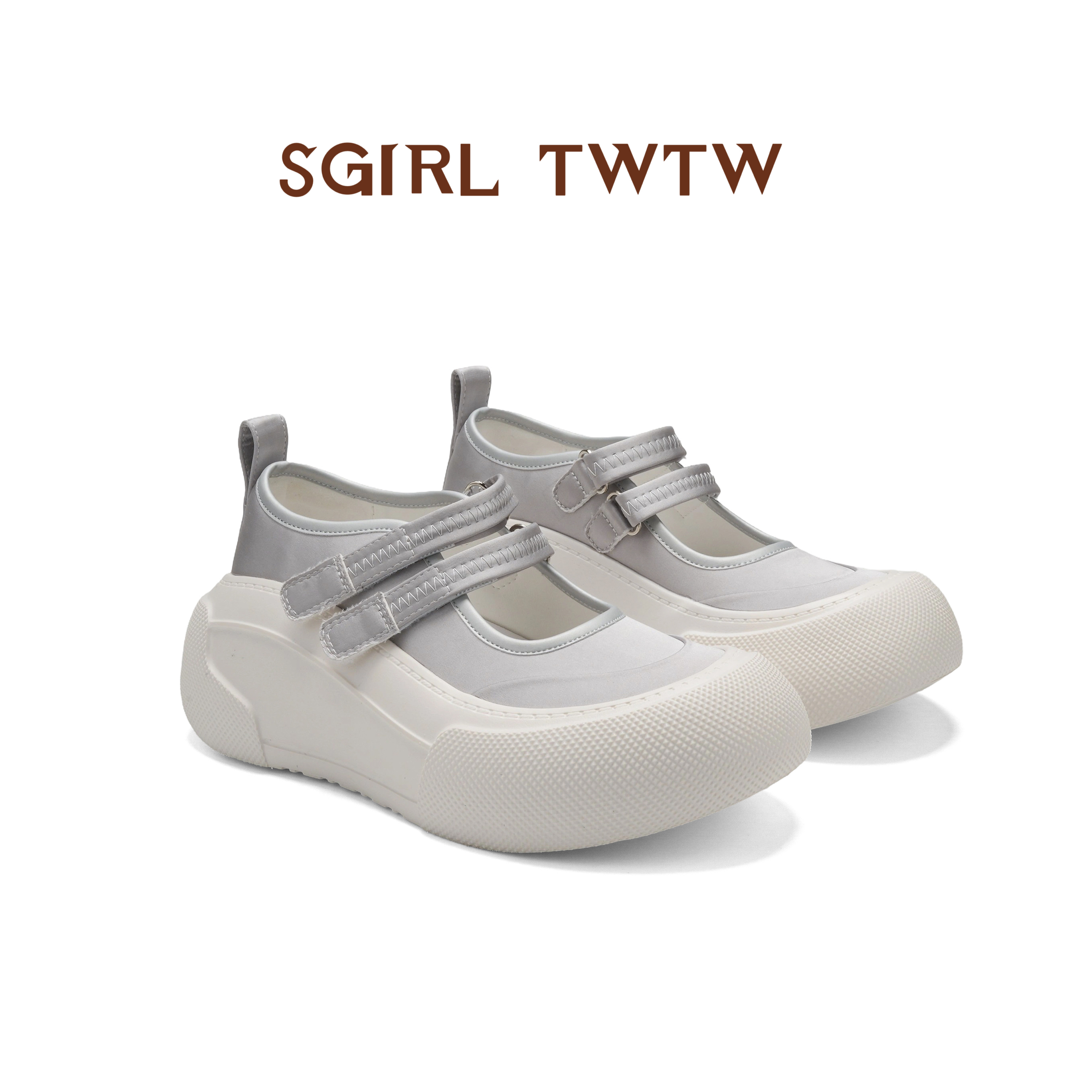 SGIRL TWTW超高跟镂空大头皮鞋女2025春夏松糕厚底显瘦玛丽珍凉鞋