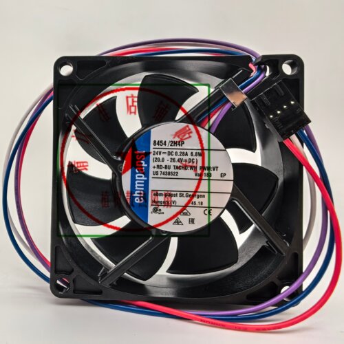 G7129安捷伦8454 /2H4P全新EBMpapst风扇24V 0.28A 6.8W散热风扇