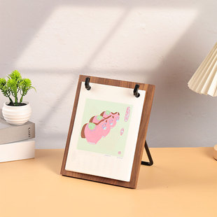 2026马年文创台历画摆台直播间网红伴手礼礼品发财马上有钱暴富