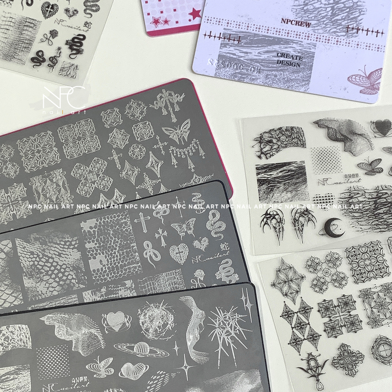 宿命感拉满的实用美甲转印钢板！