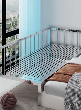 不锈钢拼接床儿童加宽床可带护栏环保BB床无甲醛无异味可定制定做