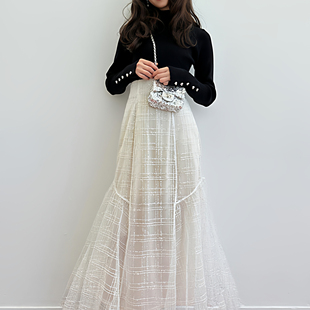 现 日系定制GRL甜美清楚系斋藤飞鸟薄纱星光半身裙tu1029 花糖家