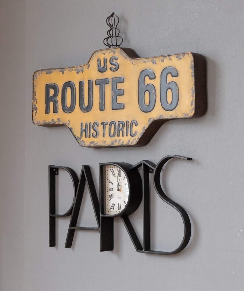 Industry American country Retro Iron 66 Highway Wall decoration Wall hanging Café bar metope decoratein the Home accessories , Mural  category - from Buy2taobao.com to provide professional Taobao agent buy service