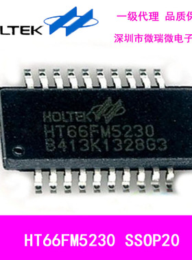原装合泰HT66FM5230  SSOP20无刷直流马达型Flash单片机