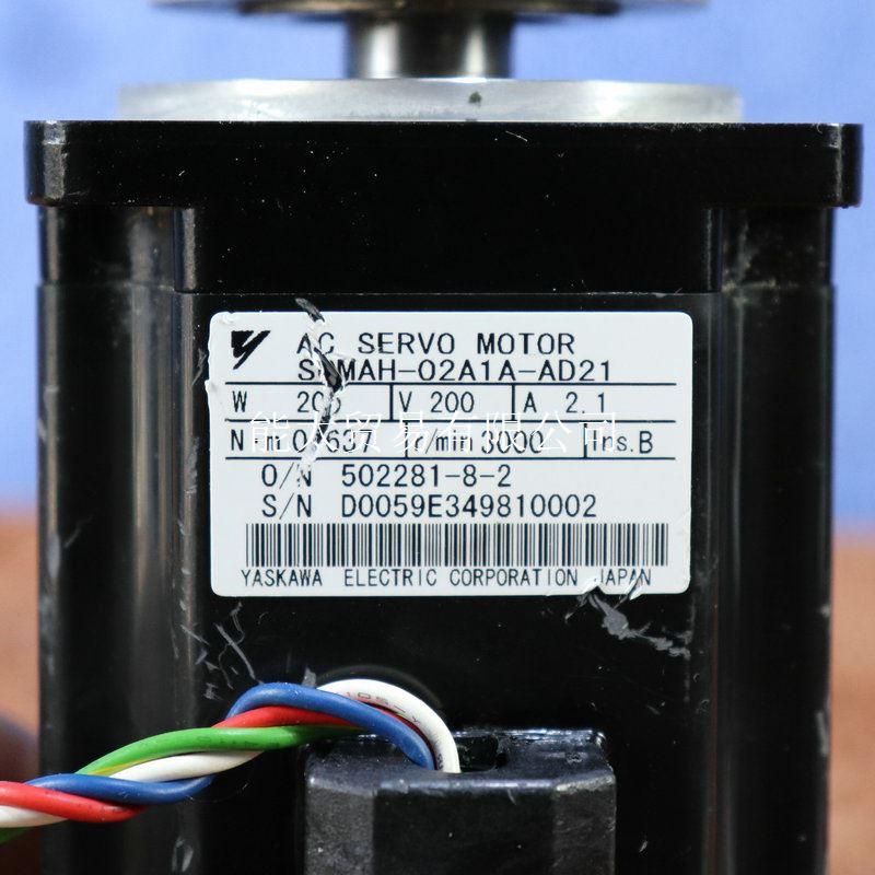/伺服电机型号SGMAH-02A1A-AD21AC200V200W实物拍议价