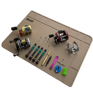 日本avail原创硅胶路亚纺车水滴鼓轮鱼轮保养改装 MTMAT 垫子ORG