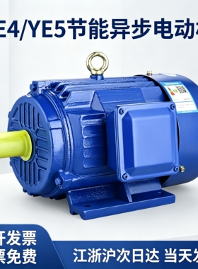 三相电动机YE4-90L-4 1.5KW 0.75KW/1.1KW/YE4-100L1-4 2.2KW全铜