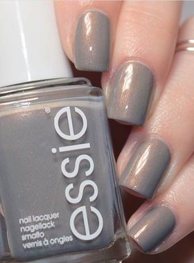 ESSIE指甲油 珠光灰1119 SOCIAL LIGHTS 偏光网红色 珠光棕咖1008