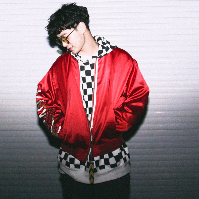 vovavi薄款刺绣嘻哈国潮棒球服