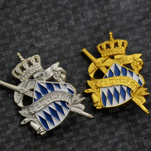 复刻德意志皇冠盾牌宝剑巴伐利亚军团优秀服役纪念章