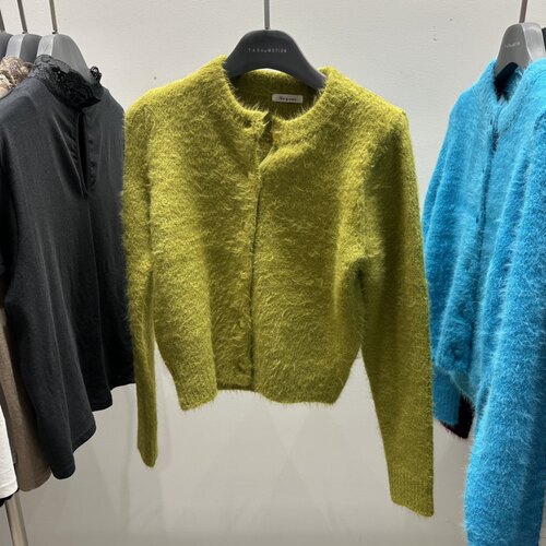 韩国直邮！韩国东大门正品代购26冬TARABY MOTION短款针织开衫