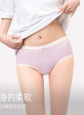 靴下物棉内裤女生纯色抑菌婴儿棉春夏薄款亲肤透气中腰三角裤