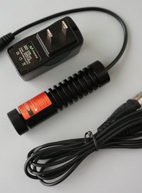 纤绿200mW 658nm红色激光激光器 十字线一字线激光模组5V