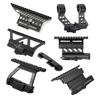 [熙工坊]MI金属AK侧边105镜桥B13泽宁特74UM支架SVD改装玩具配件