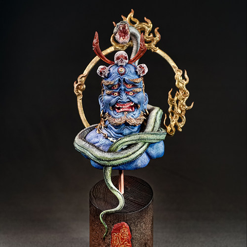 末那末匠摩呼罗迦艺术雕像