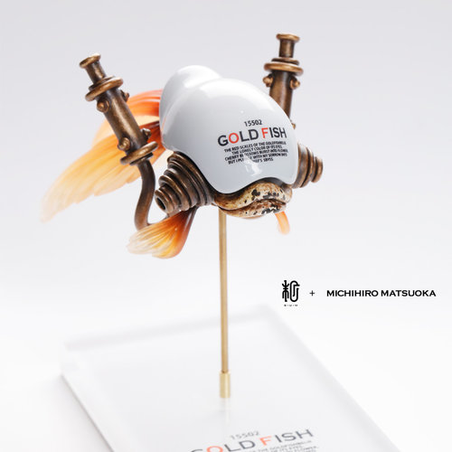 末那末匠松冈道弘金鱼艺术雕像