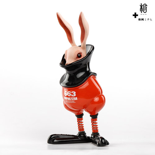 末那末匠蒸汽朋克兔子艺术雕像