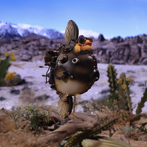 末那末匠翻车鱼艺术雕像