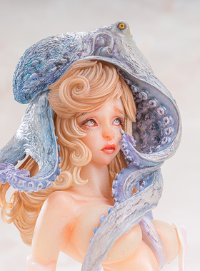 末那末匠丨MICHIRU imai《Don't cry》黑金复制蓝色版艺术雕像