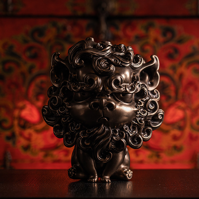 末那末匠|光叔《 兽气宝-貔貅(大号古铜版)》招财摆件艺术雕像