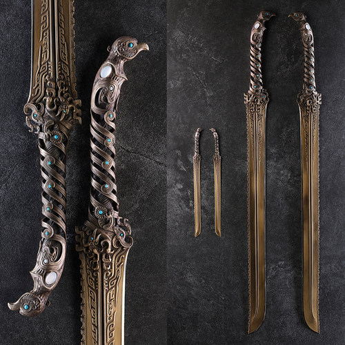 封神正版授权邓婵玉双刀复制道具