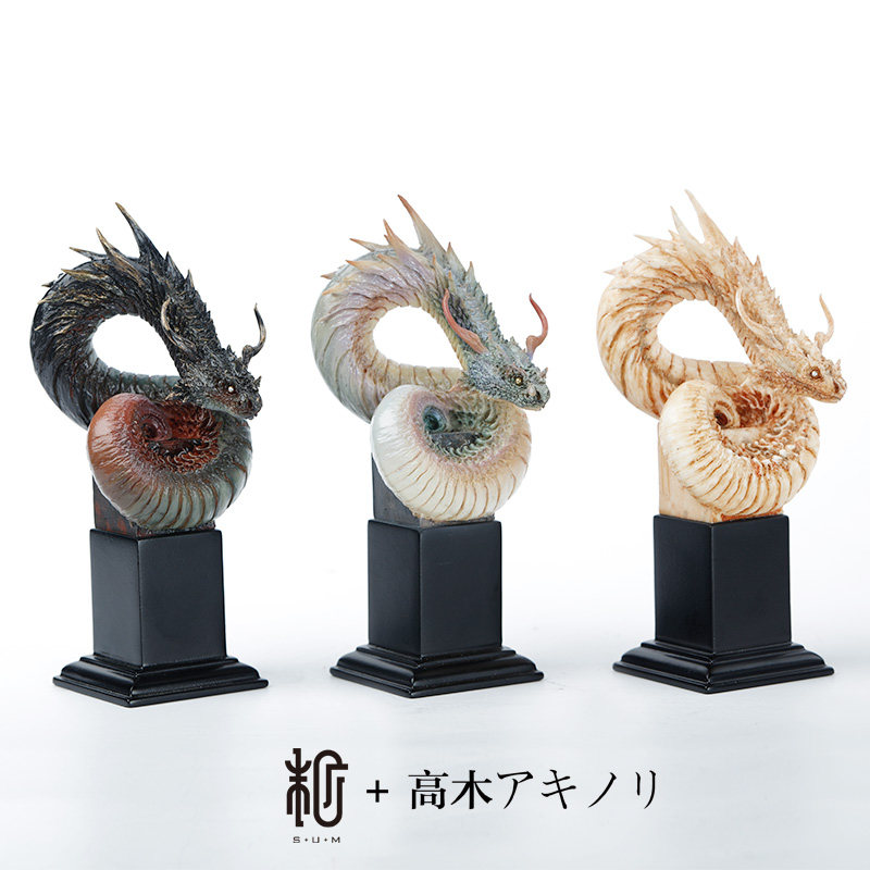 末那末匠丨高木アキノリ《夔蛇》树脂艺术雕像