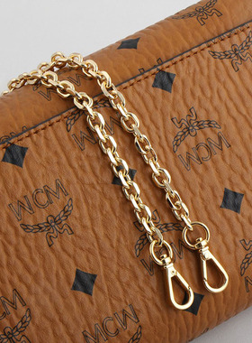 纯铜肩带链老花牛角包包链条包带斜挎链不掉色ANTEPRIMA替换链条