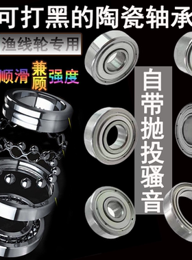 水滴轮纺车轮鼓轮全系列陶瓷轴承适配达瓦喜玛诺渔轮全陶瓷轴承