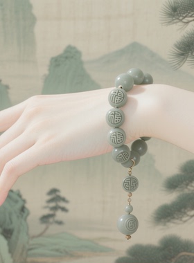 (强烈推荐)梦灵合香珠薰衣草天然安神助眠手串古法非遗手链男女款