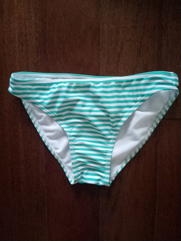特价清仓处理孤品日本原单条纹女泳裤比基尼三角泳裤尾波冲浪泳裤