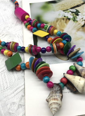 海滩波西米亚风防过敏项链