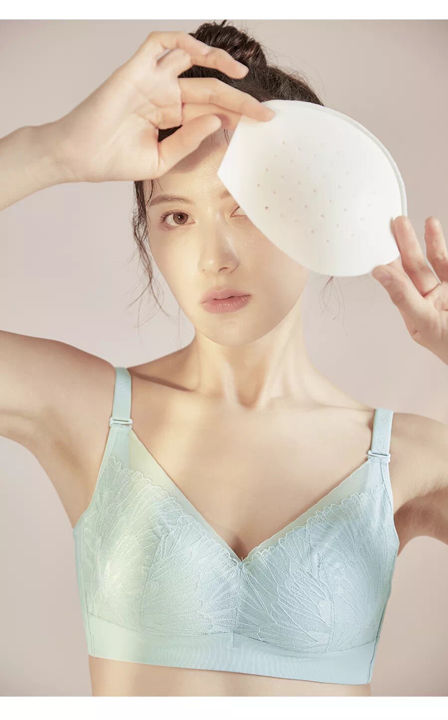 【商场同款】歌瑞森舒芙蕾乳胶内衣女小胸显大聚拢收副乳调整文胸