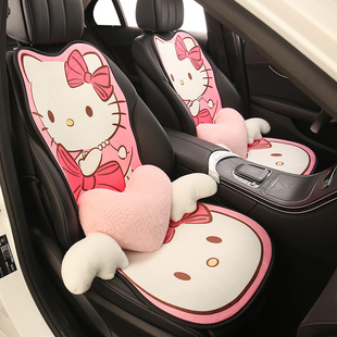 汽车坐垫冬季毛绒新款座垫保暖加绒加厚座椅套网红高级感后排座套