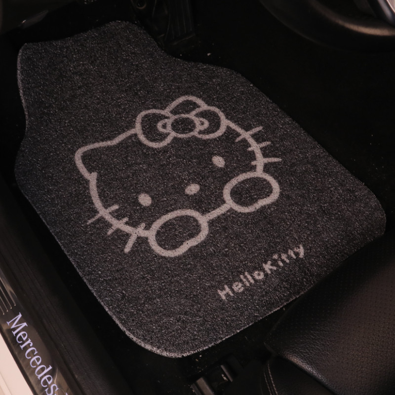 汽车脚垫可爱kt猫新款防脏易清洗耐磨后排女生丝圈地毯式车载地垫,汽车用品/电子/清洗/改装,通用脚垫,淘宝优惠券,粉丝福利购,淘宝优惠卷
