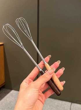 木柄不焙锈钢打蛋器日式动奶打发器家用烘工CTK油具迷手你鸡蛋