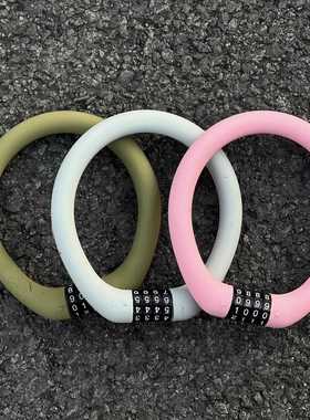 多巴胺自行密码锁山可地车盗锁电动车摩托防环形KEI锁爱车学生单