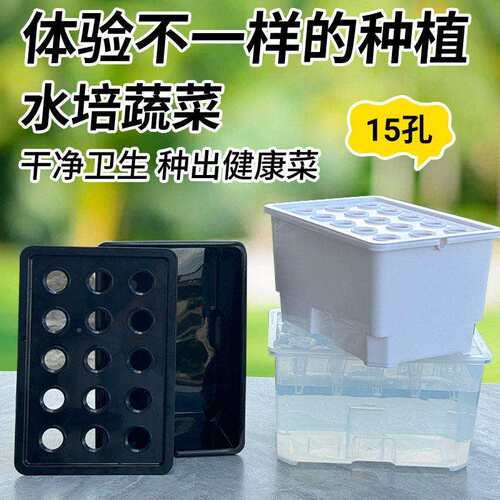 15孔水培蔬植菜菜种植箱无土栽培阳台种菜TWO水培育苗儿童教学种