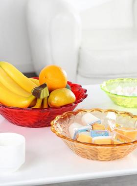 圆形塑喜庆塑料2139果节日料盘零食果盆水零食盘子蔬菜盘盘