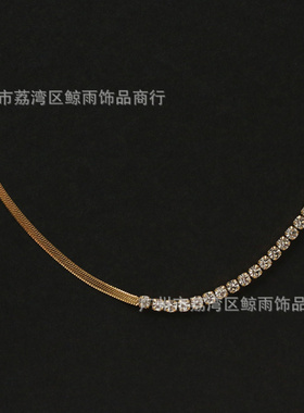 XL160欧美INS蛇骨爪钻链跨境饰品